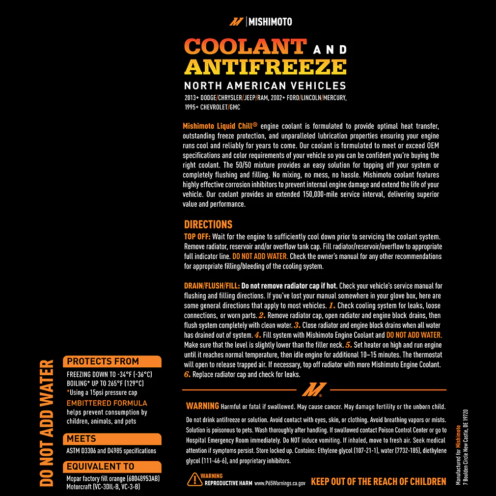 Liquid Chill Original Equipment Coolant <br> Universal Fit - Image 7