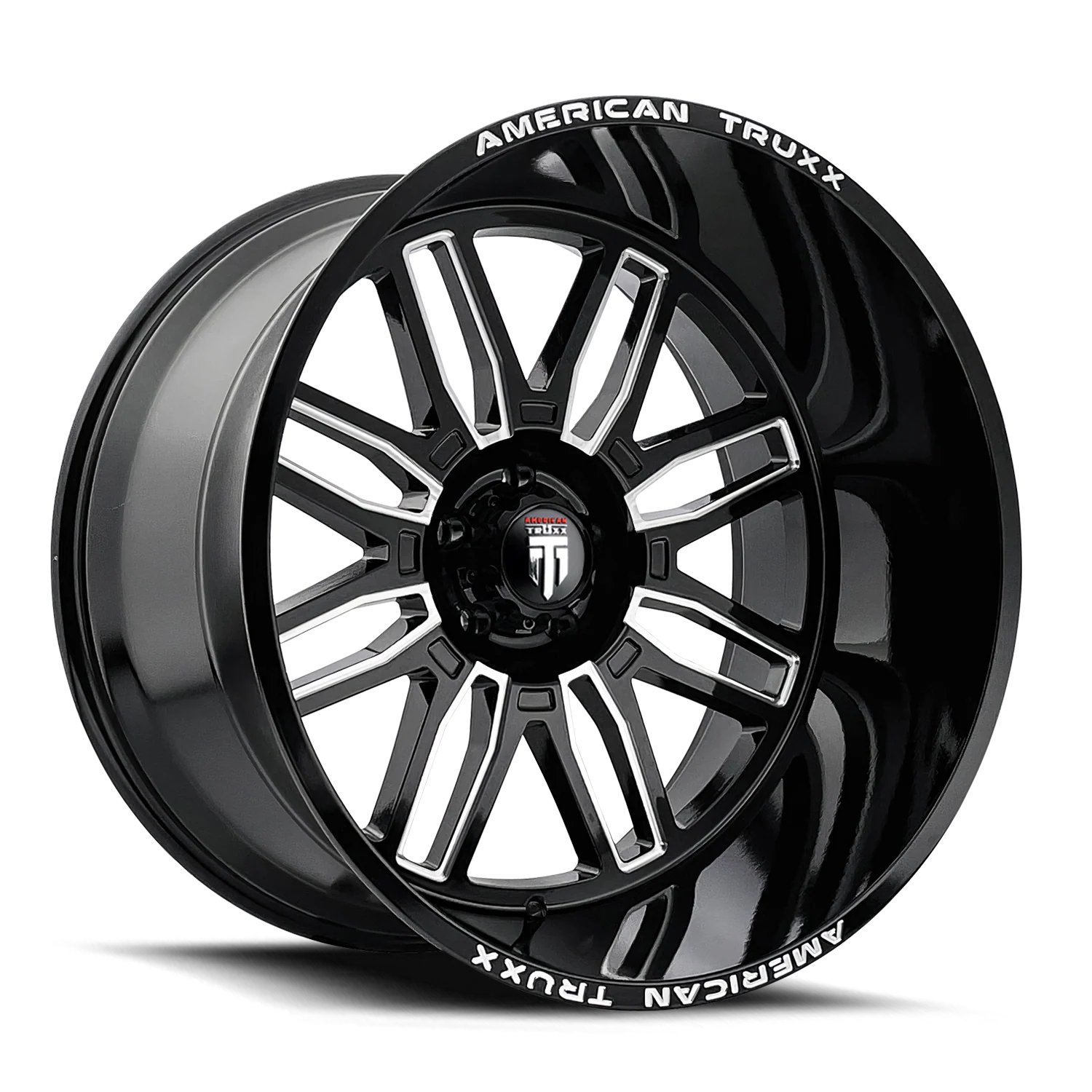Restless AT1915 Gloss Black Milled Wheel <br> 03-26 Ford F-150 Lightning Expedition