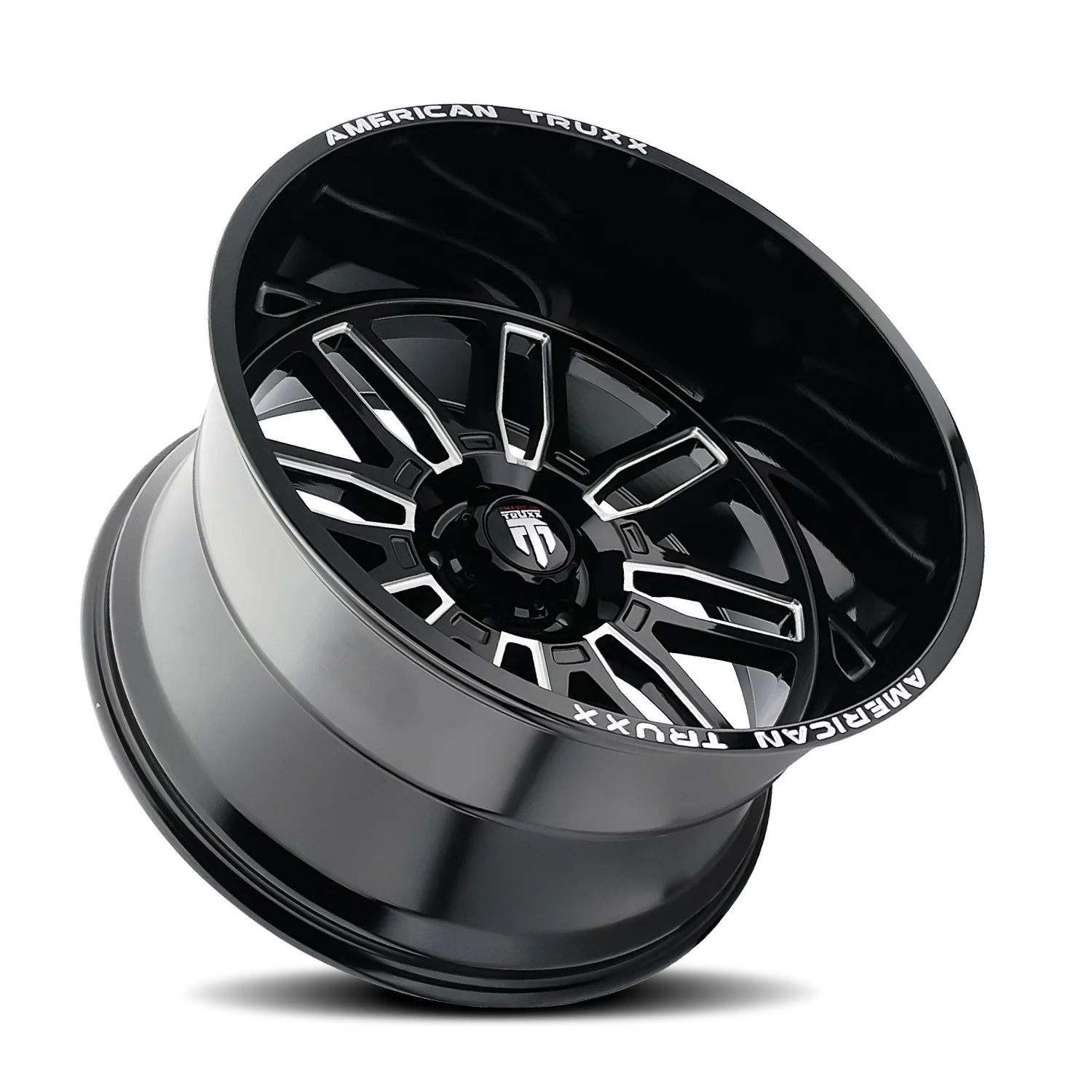 Restless AT1915 Gloss Black Milled Wheel <br> 03-26 Ford F-150 Lightning Expedition - Image 2