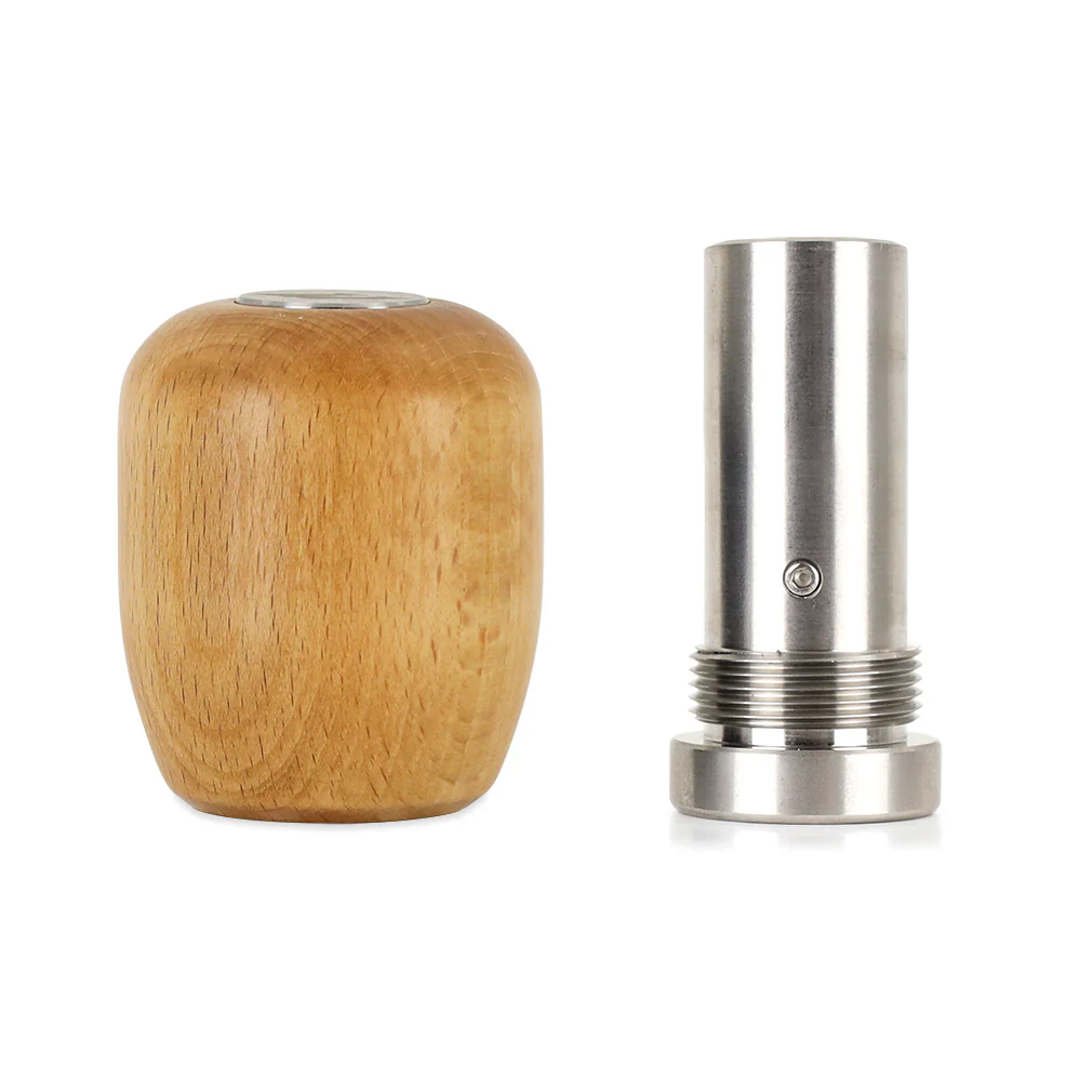 Short Steel Core Wood Shift Knob <br> Overall Height (In): 2.64 - Image 3