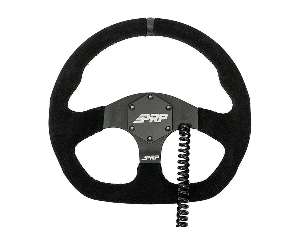 Heated Comp-R Suede Steering Wheel <br> Universal Fit