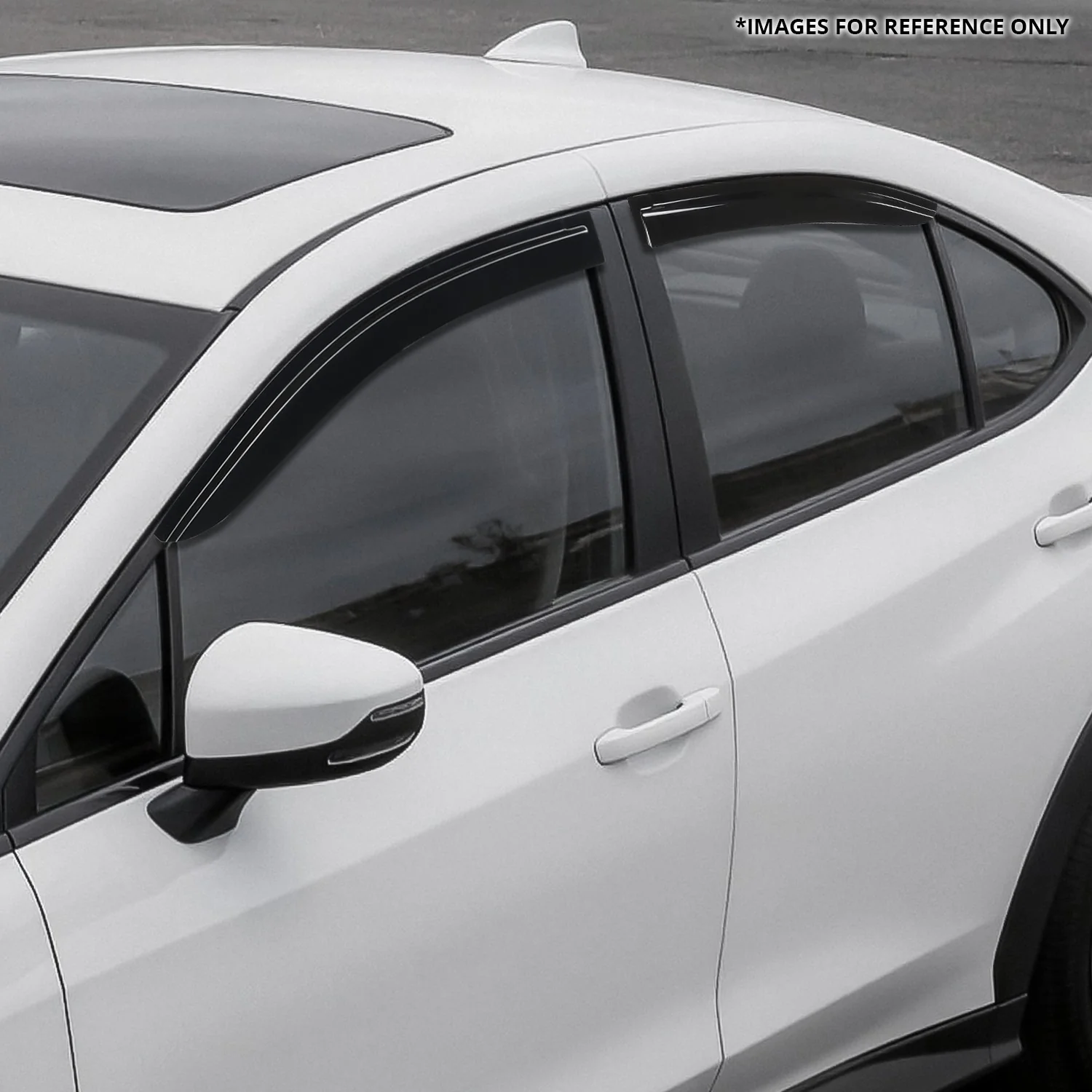 4Pcs Window Visors Guard Deflector<br>22-26 Subaru WRX Sedan - Image 6