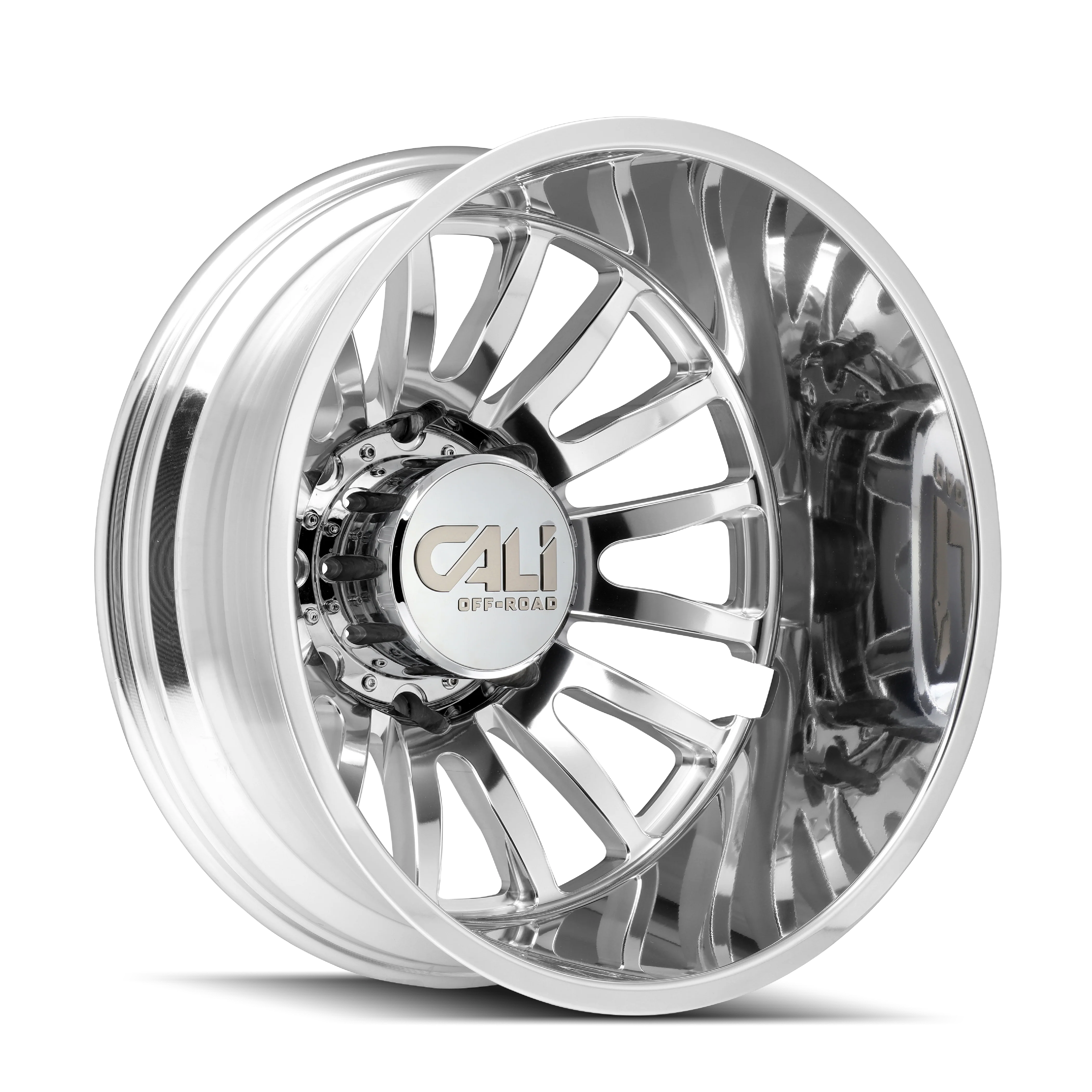 Summit 9110D Dually Polished Wheel <br> 22x8.25 / 8x165.1 BP / -232mm Offset / 121.3mm Hub