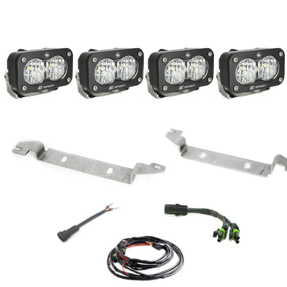 S2 Sport OEM Fog Light Replacement Kit <br> 22-25 Toyota Sequoia