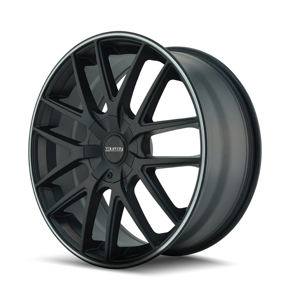 TR60 3260 17x7.5in Matte Black Machined Wheel <br> 5x110/115 BP / 42 mm offset / 72.62 mm Hub - Image 2