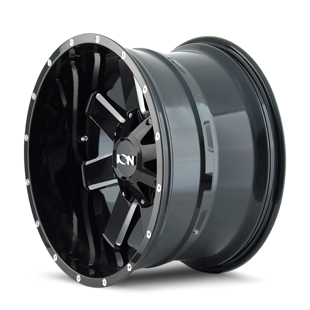 Type 141 18x9in Gloss Black Milled Wheel <br> 5x127 Bolt pattern / 0 mm offset / 87.1 mm Hub - Image 2