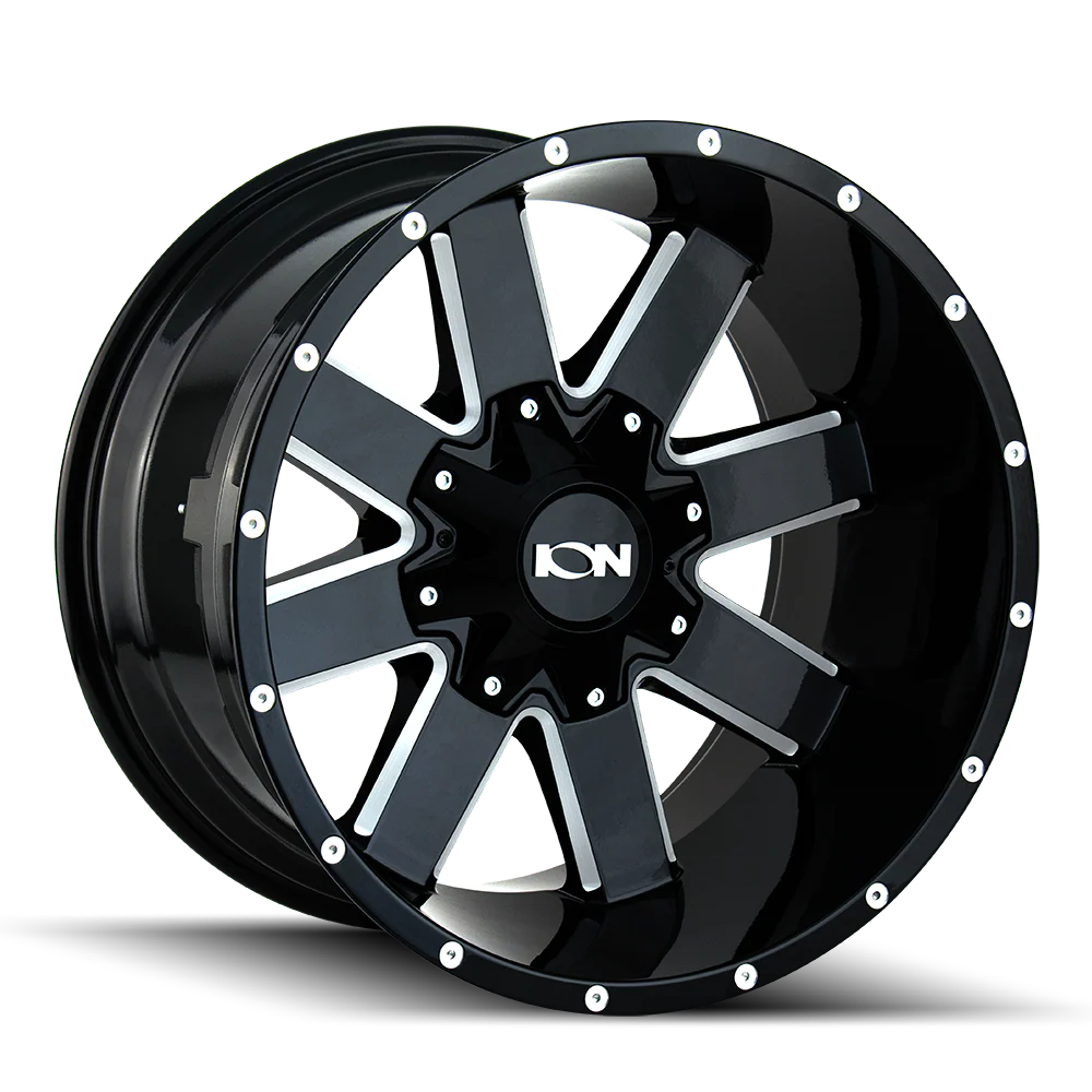 Type 141 18x9in Gloss Black Milled Wheel <br> 8x180 Bolt pattern / 0 mm offset / 124.1 mm Hub