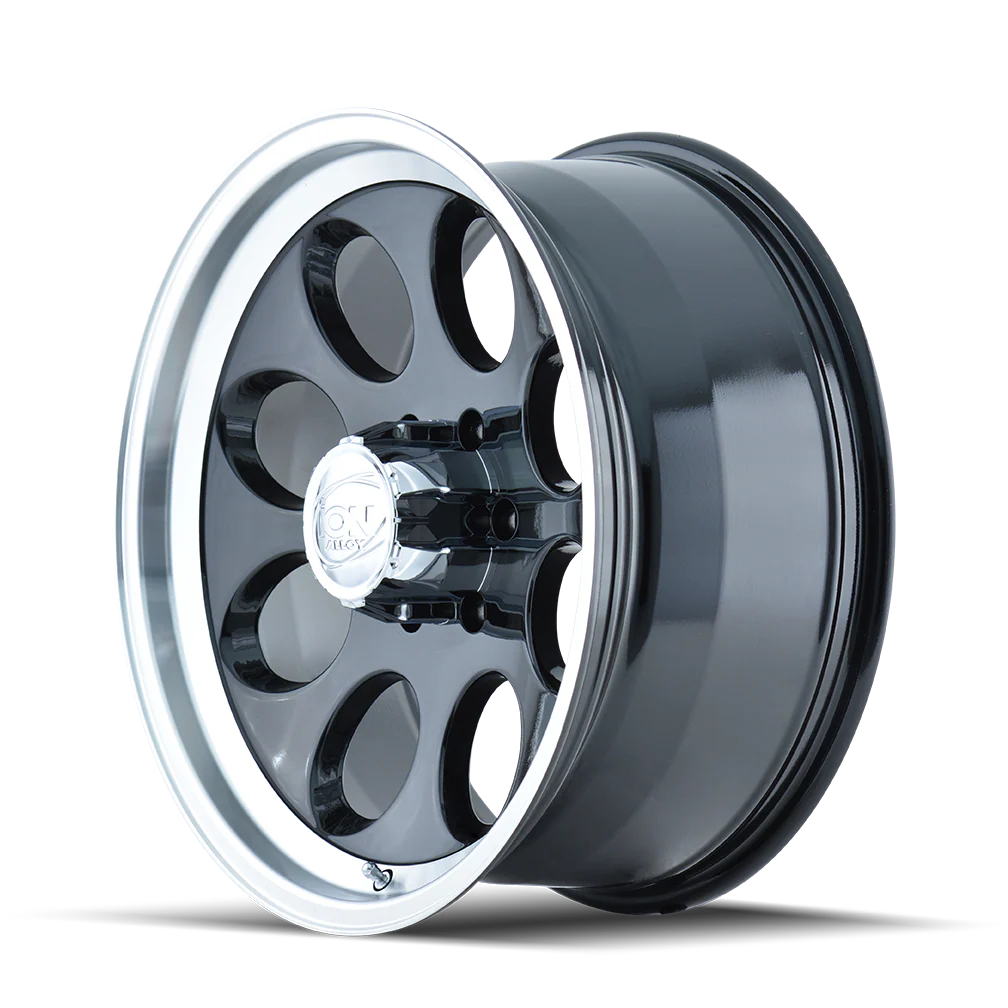 Type 171 17x9in Gloss Black Machined Wheel <br> 6x139.7 Bolt pattern / 0 mm offset / 106 mm Hub - Image 2