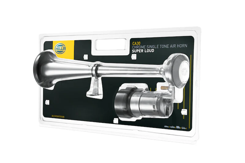 Horn Kit Bl Chrome Air 1Trumpet 12V <br> Universal - Image 4