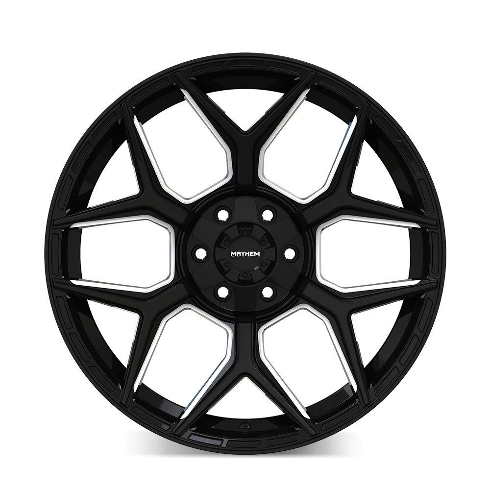 Vanquish 8119 Gloss Black Milled Wheel <br> 20X9.5 / 5x127/5x139.7 / 0mm Offset / 78.1mm Hub - Image 2