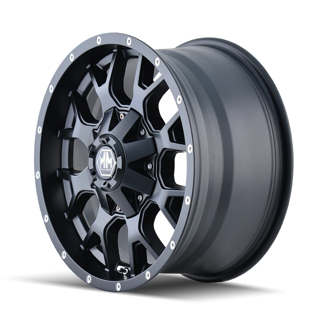Warrior 8015 Matte Black Wheel <br> 18x9 / 8x165.1 BP / 18mm Offset / 130.8mm Hub - Image 2