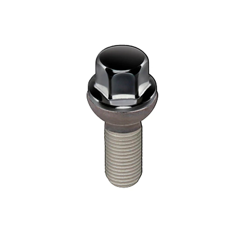 Radius Seat Wheel Hex Lug Bolts <br> M14 x 1.5, 17mm Hex, 27.5mm Shank Length